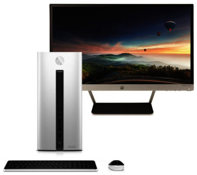 HP Pavilion 550-079na Desktop PC with 23cw Full HD 23  IPS LED Monitor
